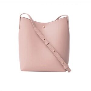 NWOT Anthropologie SAMARA Medium Shoulder Bag Peony Vegan Leather